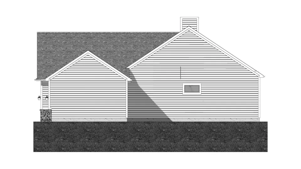 The Addison house plan, exterior view 2
